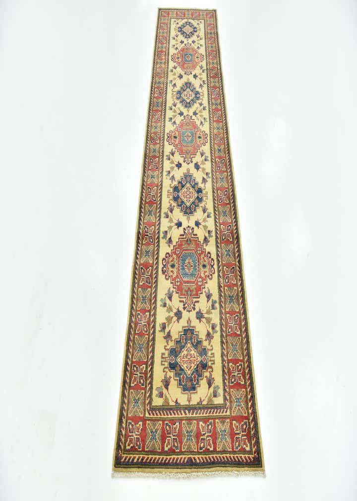 2' 9 x 10' Hand Knotted Kazak Runner Rug