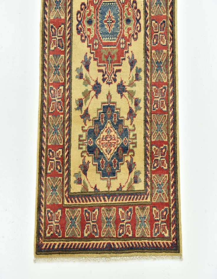 Detail image of 2' 9 x 10'  Hand Knotted Kazak Runner Rug