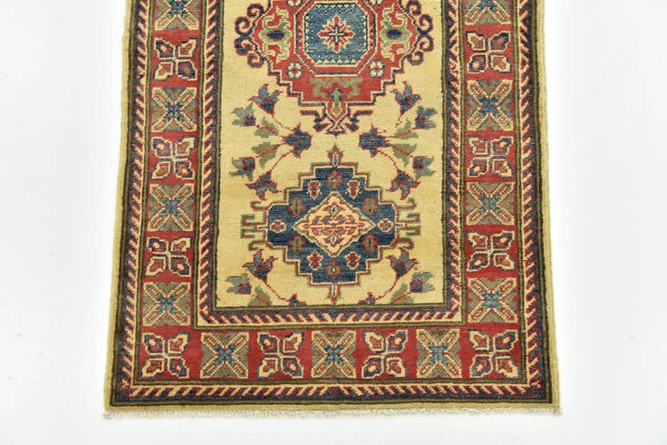 Detail image of 2' 9 x 10' Hand Knotted Kazak Runner Rug