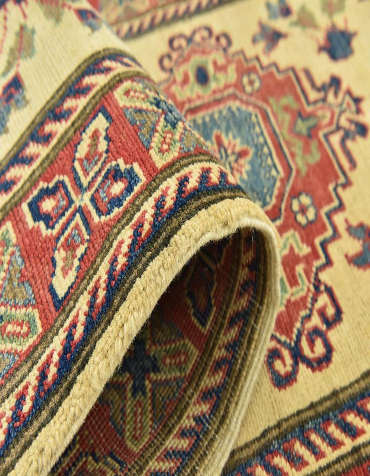 Detail image of 2' 9 x 10'  Hand Knotted Kazak Runner Rug