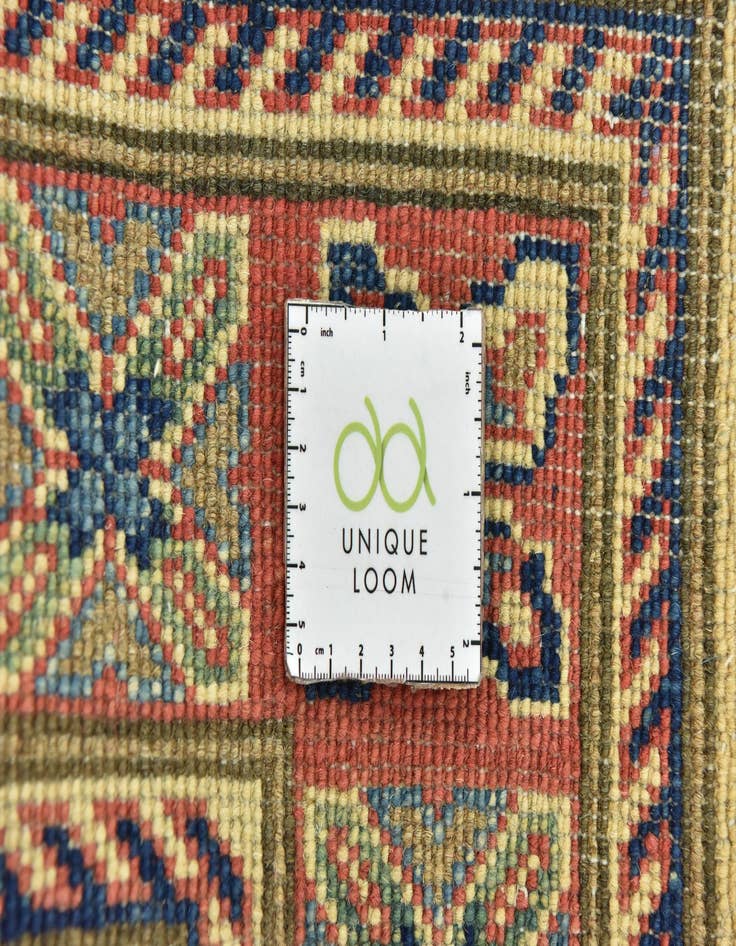 Detail image of 2' 9 x 10'  Hand Knotted Kazak Runner Rug