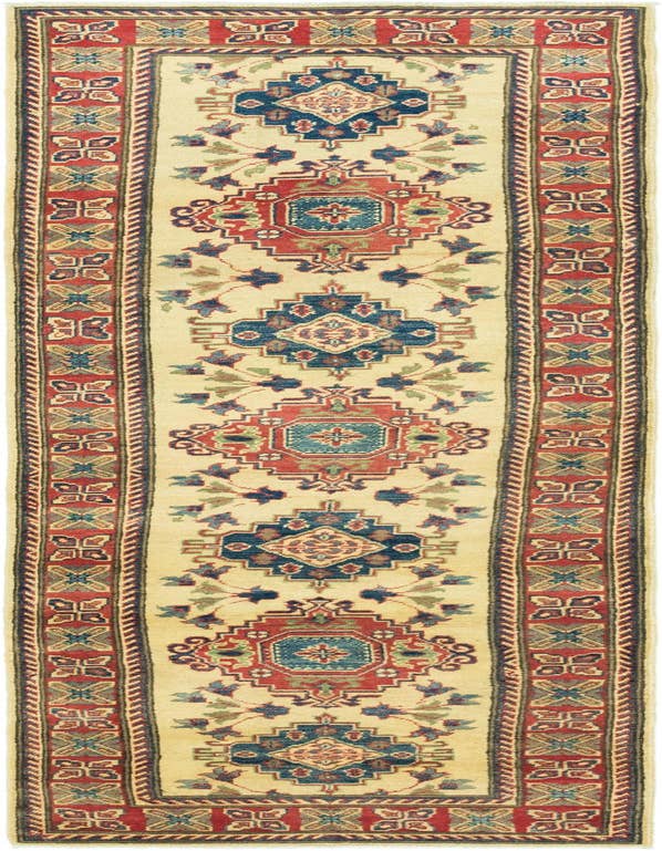 Detail image of 2' 9 x 10' Hand Knotted Kazak Runner Rug