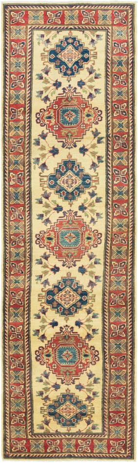 Detail image of 2' 9 x 10' Hand Knotted Kazak Runner Rug