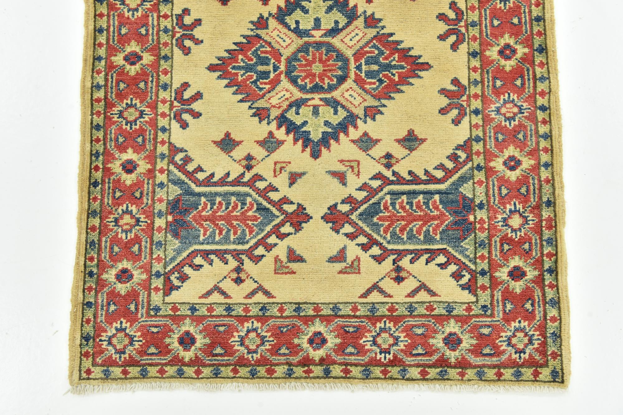 2' 9 x 9' 6 Hand Knotted Kazak Runner Rug
