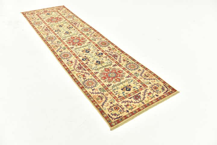 2' 8 x 9' 10 Hand Knotted Kazak Runner Rug