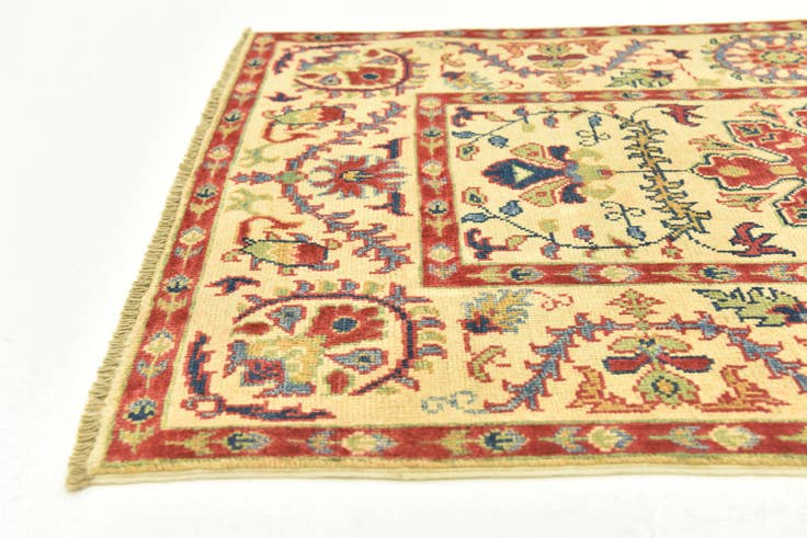 Detail image of 2' 8 x 9' 10 Hand Knotted Kazak Runner Rug