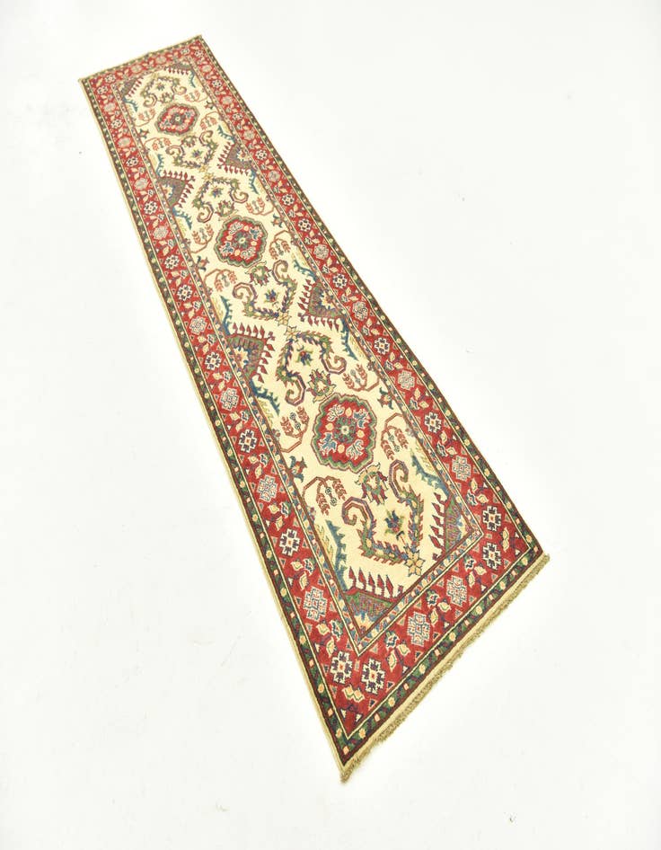 Detail image of 2' 8 x 9' 9  Hand Knotted Kazak Runner Rug