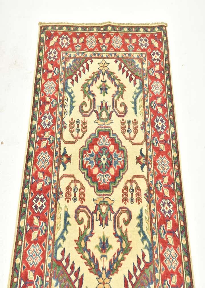 2' 8 x 9' 9 Hand Knotted Kazak Runner Rug