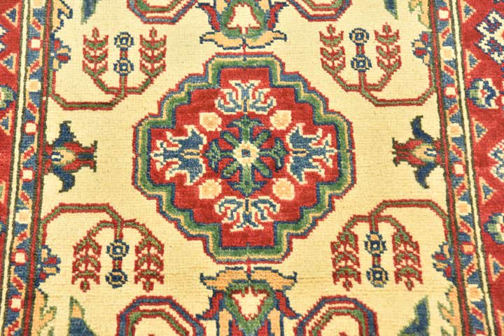 2' 8 x 9' 9 Hand Knotted Kazak Runner Rug