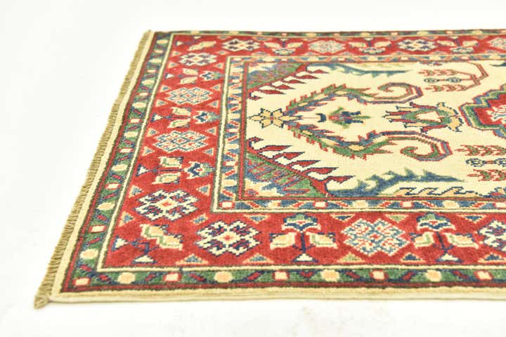 2' 8 x 9' 9 Hand Knotted Kazak Runner Rug