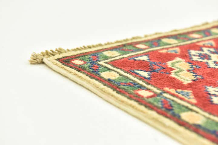 2' 8 x 9' 9 Hand Knotted Kazak Runner Rug