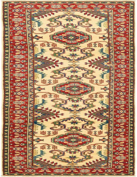 2' 8 x 9' 9 Hand Knotted Kazak Runner Rug