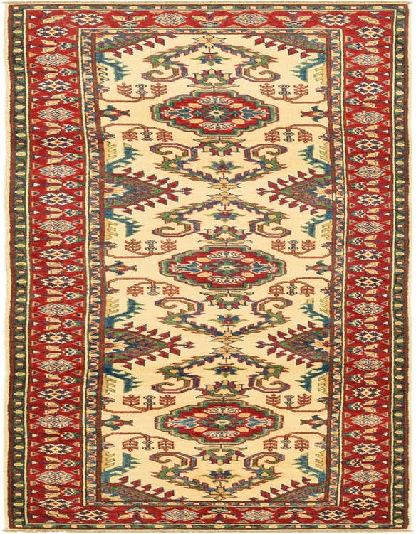 Detail image of 2' 8 x 9' 9 Hand Knotted Kazak Runner Rug