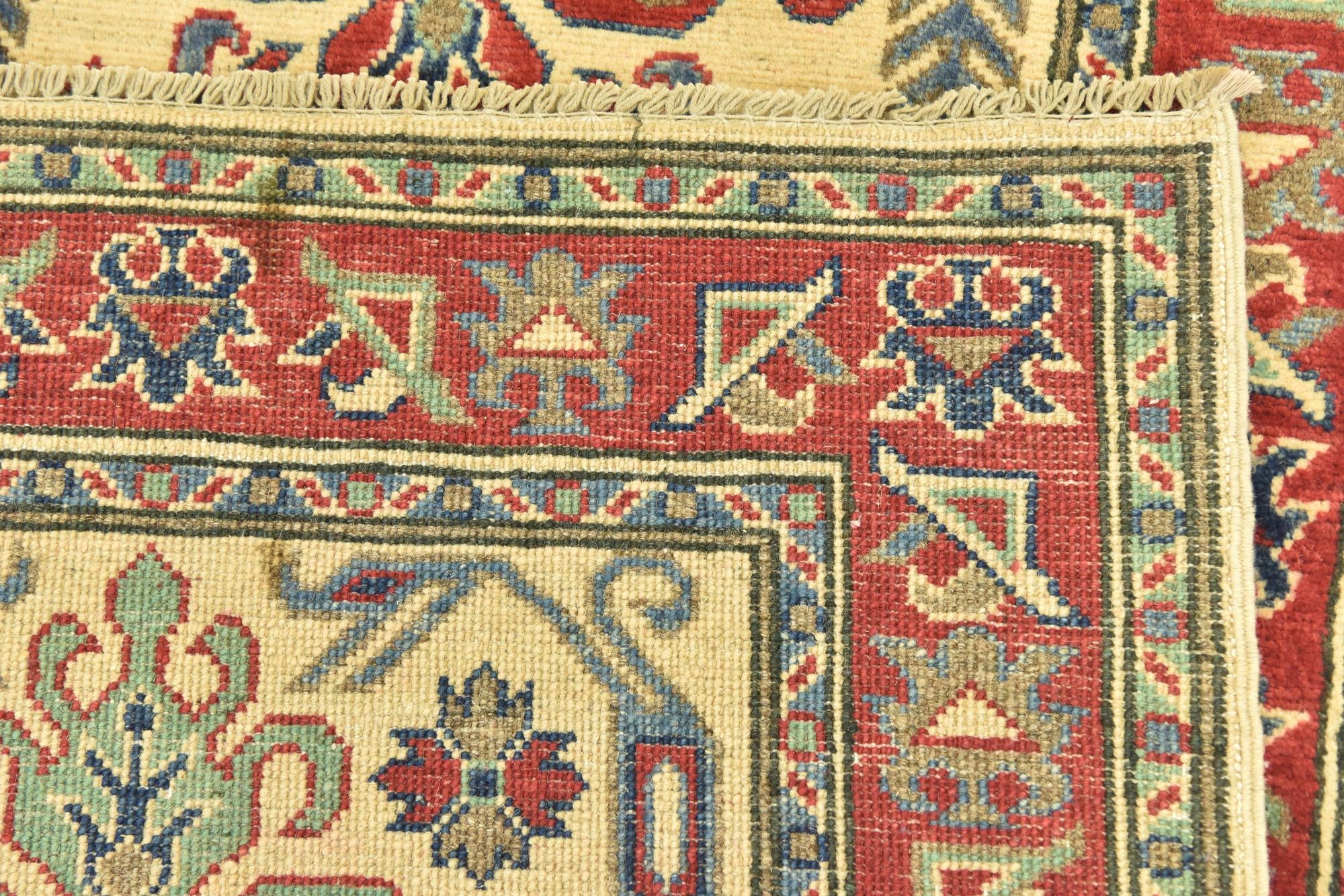 80cm x 300cm anudado a mano Kazak Alfombra Pasillera