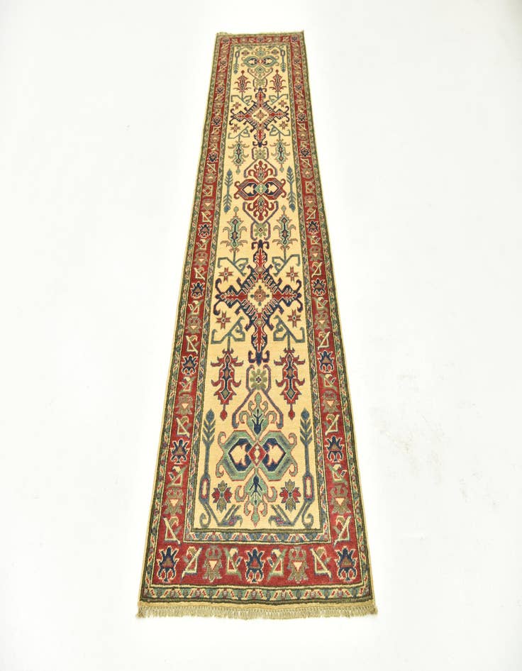 Detail image of 2' 8 x 9' 10  Hand Knotted Kazak Runner Rug