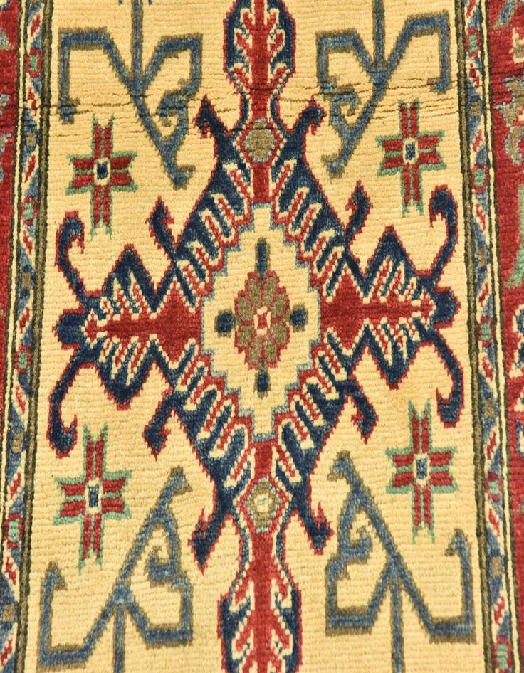 Detail image of 2' 8 x 9' 10  Hand Knotted Kazak Runner Rug