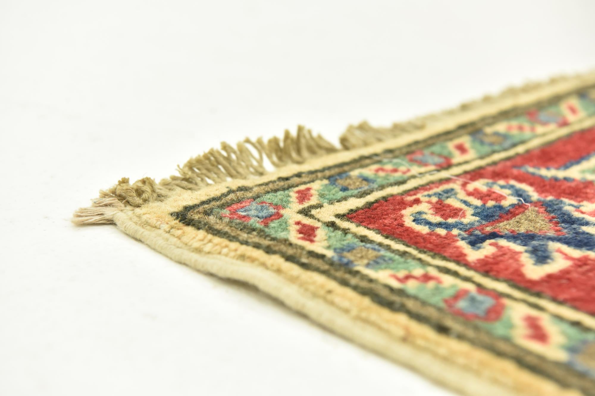 80cm x 300cm anudado a mano Kazak Alfombra Pasillera