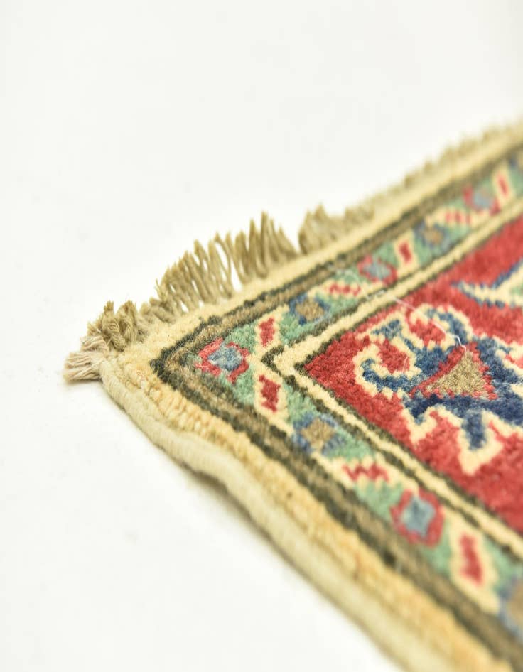 Detail image of 2' 8 x 9' 10  Hand Knotted Kazak Runner Rug