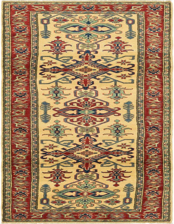 Detail image of 2' 8 x 9' 10 Hand Knotted Kazak Runner Rug