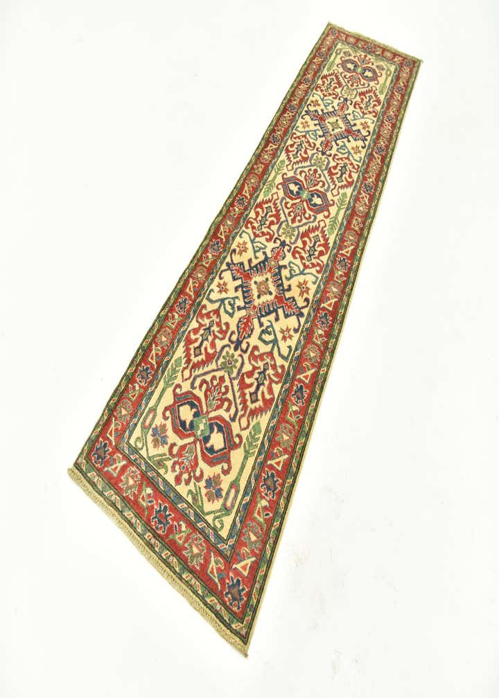 2' 9 x 9' 9 Hand Knotted Kazak Runner Rug
