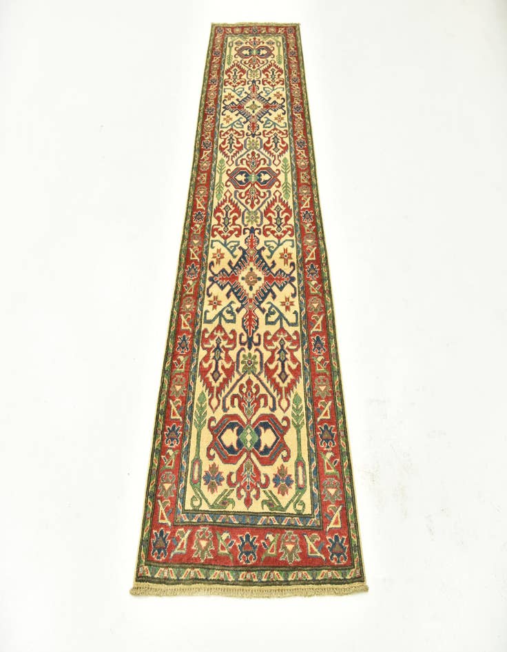 Detail image of 2' 9 x 9' 9 Hand Knotted Kazak Runner Rug