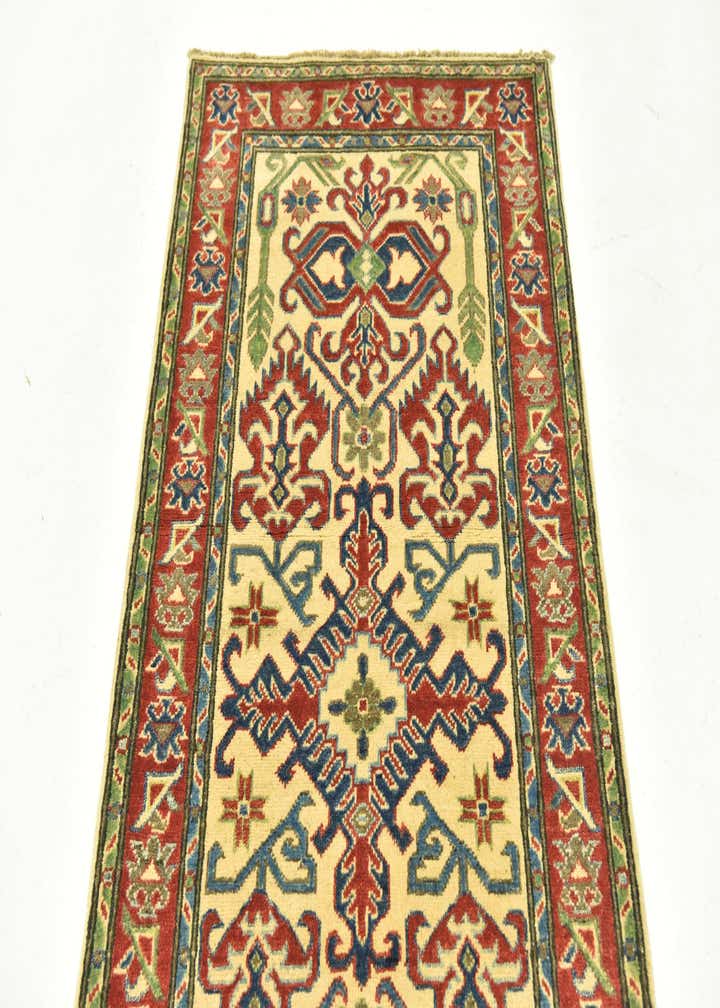 2' 9 x 9' 9 Hand Knotted Kazak Runner Rug