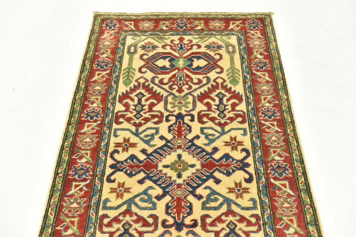 2' 9 x 9' 9 Hand Knotted Kazak Runner Rug