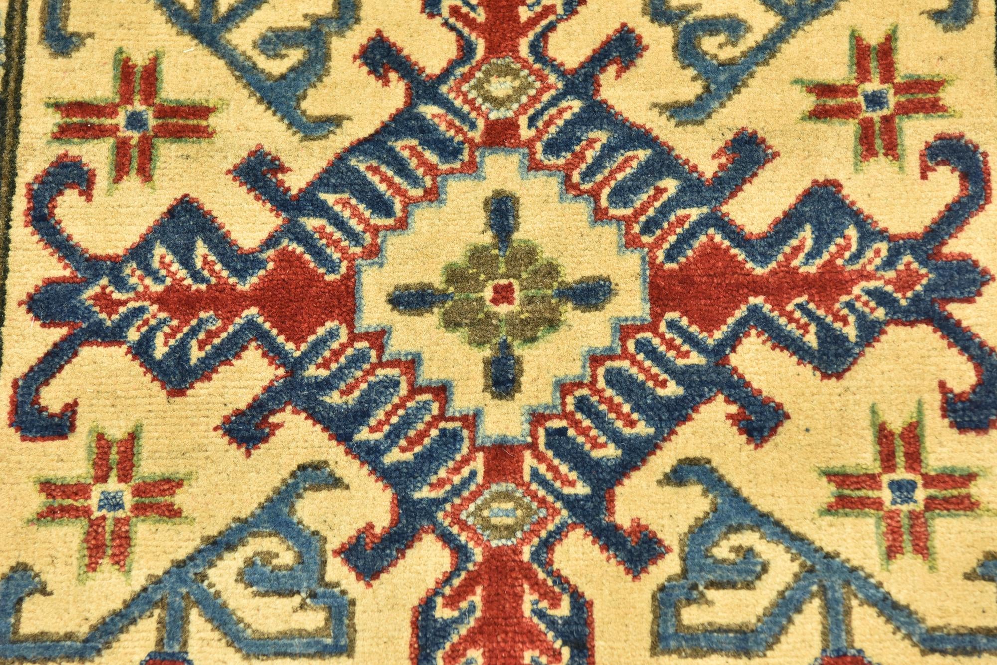 2' 9 x 9' 9 Hand Knotted Kazak Runner Rug