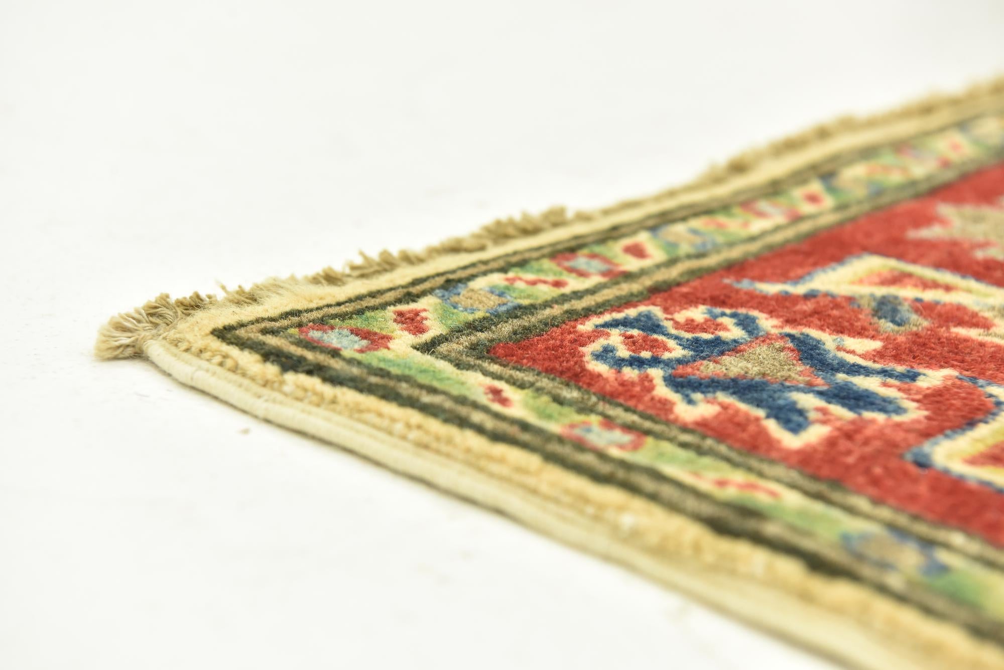 2' 9 x 9' 9 Hand Knotted Kazak Runner Rug
