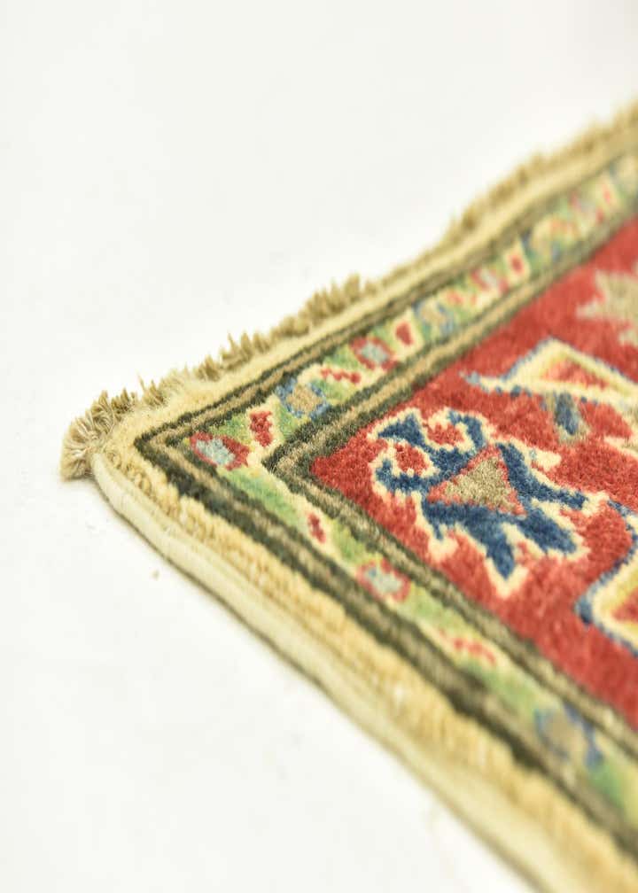 2' 9 x 9' 9 Hand Knotted Kazak Runner Rug