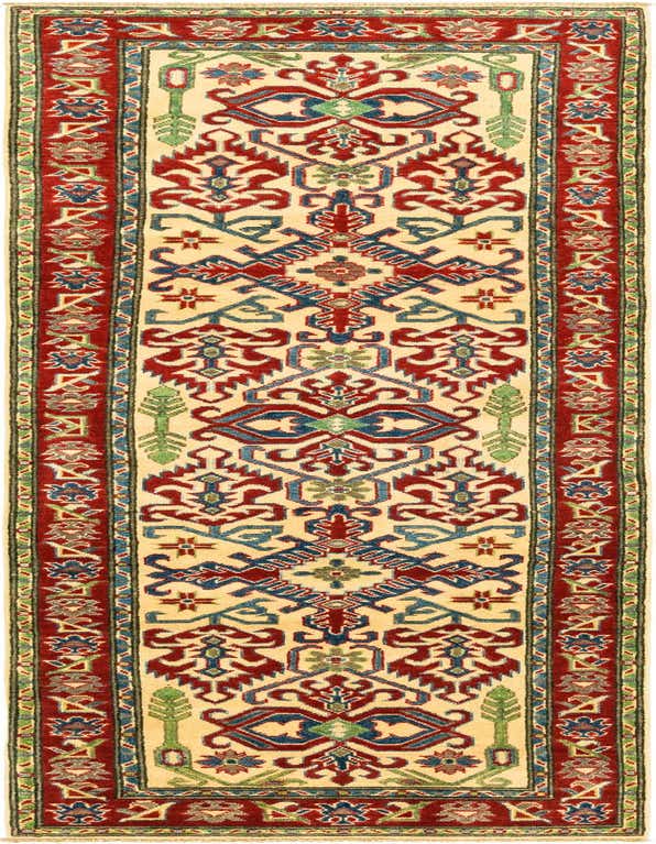 2' 9 x 9' 9 Hand Knotted Kazak Runner Rug