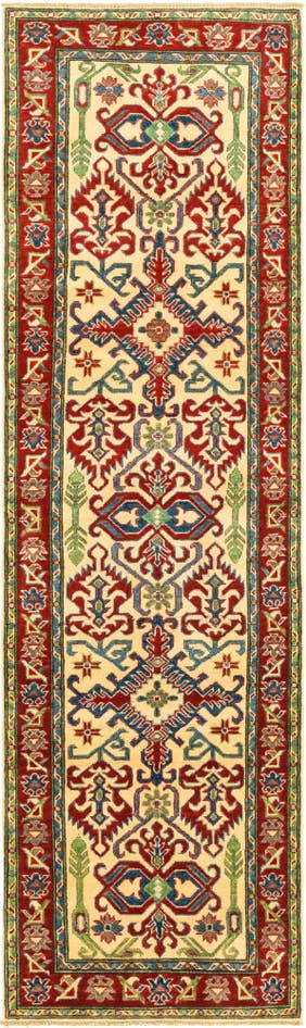 Detail image of 2' 9 x 9' 9 Hand Knotted Kazak Runner Rug