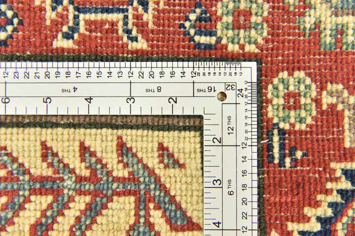 2' 7 x 9' 9 Hand Knotted Kazak Runner Rug
