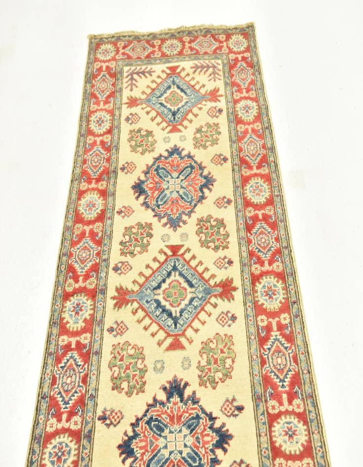 Detail image of 2' 7 x 9' 9  Hand Knotted Kazak Runner Rug
