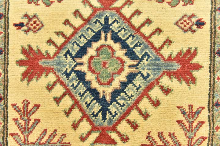 2' 7 x 9' 9 Hand Knotted Kazak Runner Rug