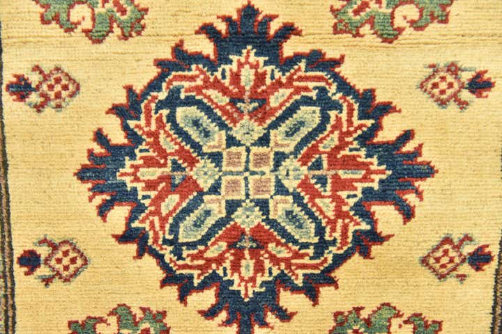2' 7 x 9' 9 Hand Knotted Kazak Runner Rug