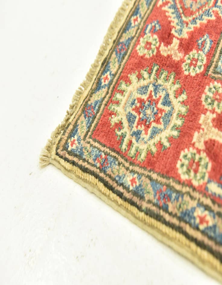 Detail image of 2' 7 x 9' 9  Hand Knotted Kazak Runner Rug