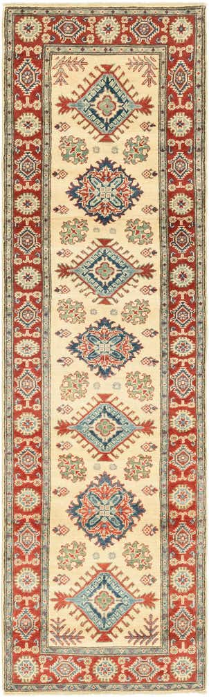 2' 7 x 9' 9 Hand Knotted Kazak Runner Rug