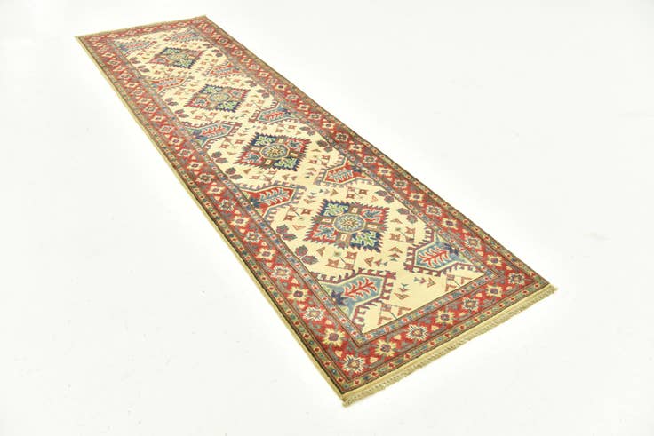 Detail image of 2' 9 x 9' 7 Hand Knotted Kazak Runner Rug