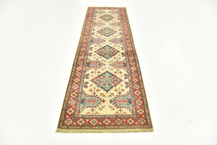 Detail image of 2' 9 x 9' 7 Hand Knotted Kazak Runner Rug