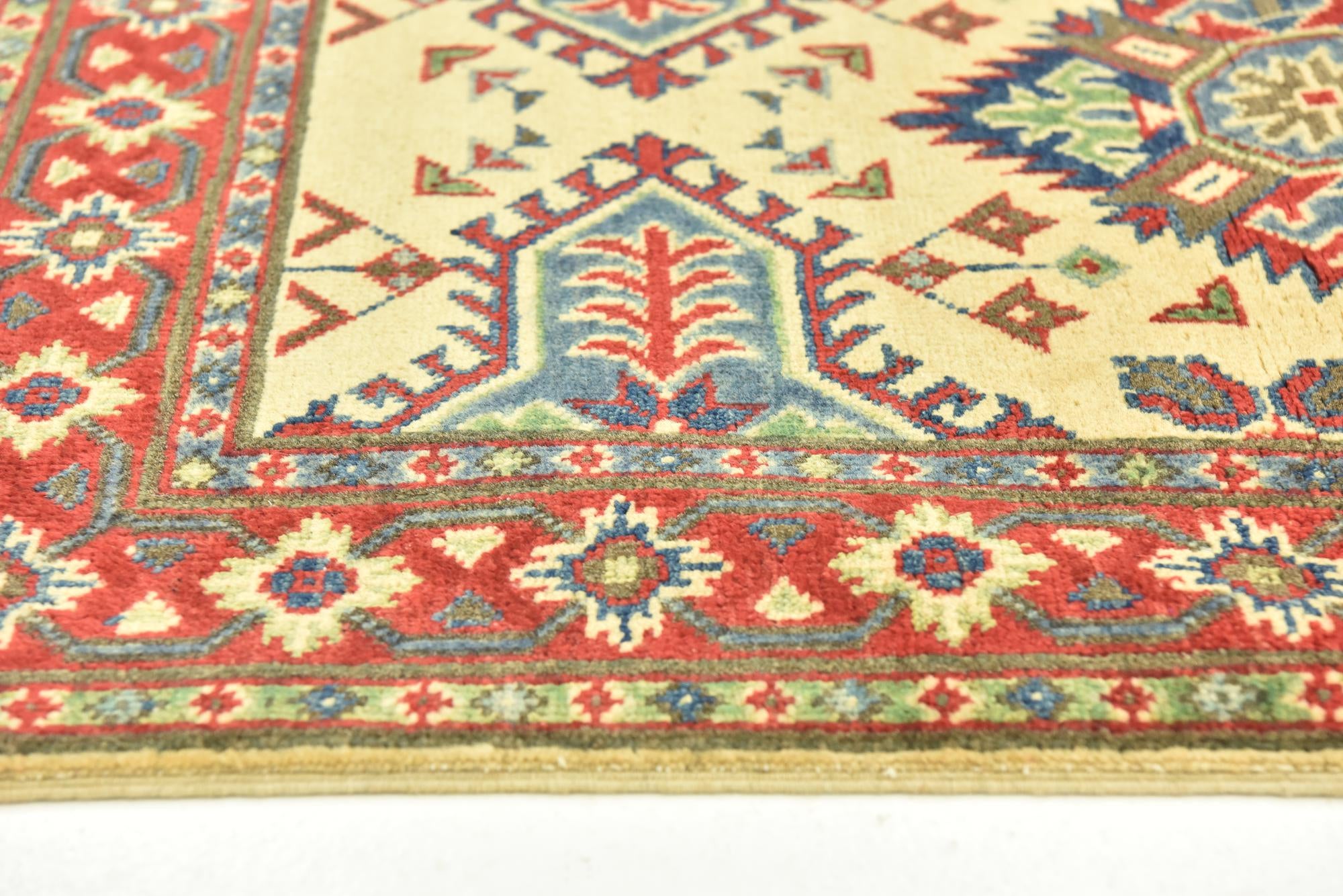 2' 9 x 9' 7 Hand Knotted Kazak Runner Rug