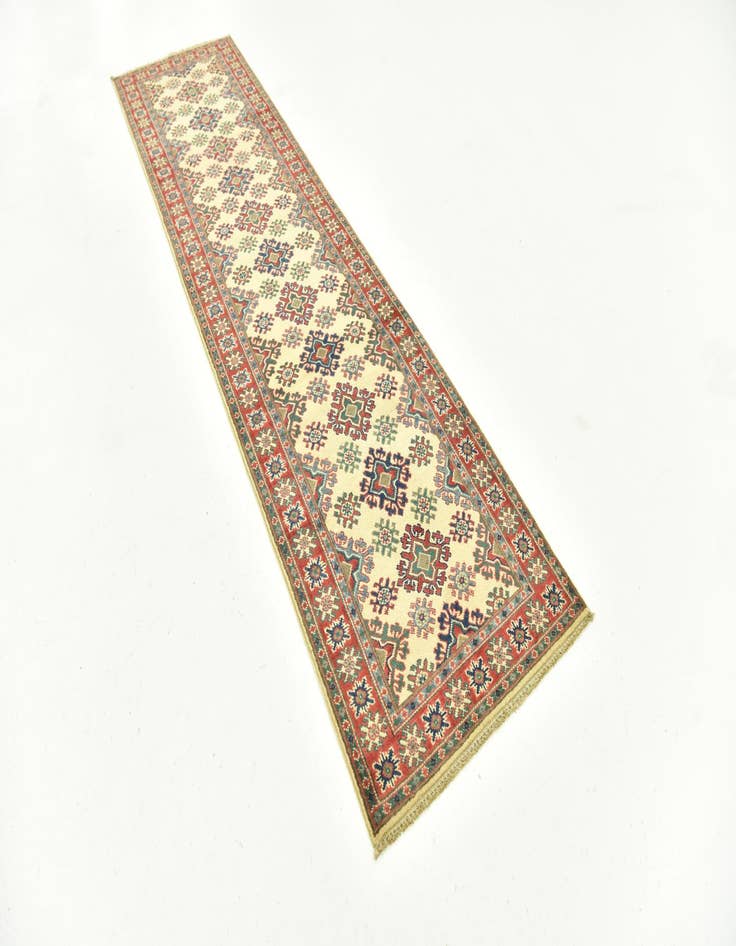 Detail image of 2' 8 x 10' 4  Hand Knotted Kazak Runner Rug