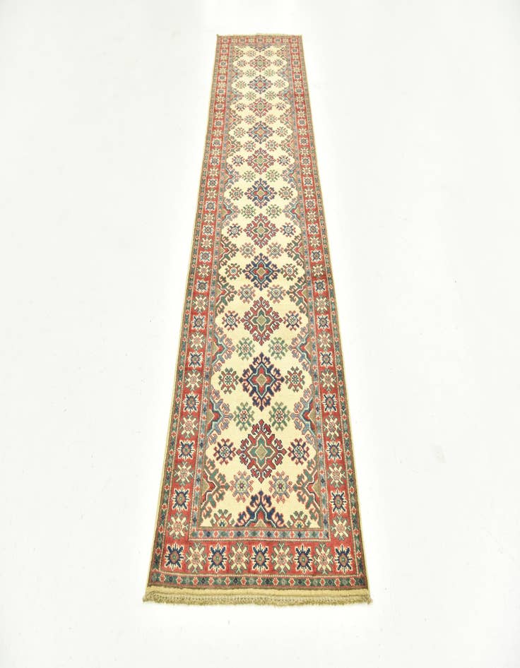 Detail image of 2' 8 x 10' 4  Hand Knotted Kazak Runner Rug