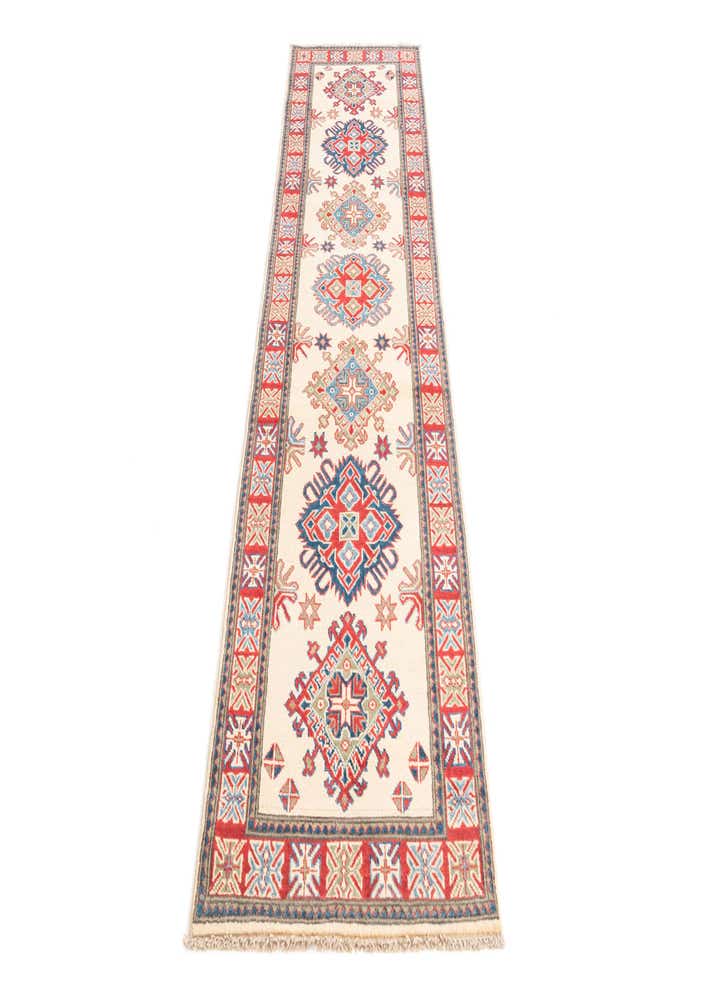 2' 8 x 9' 9 Hand Knotted Kazak Runner Rug