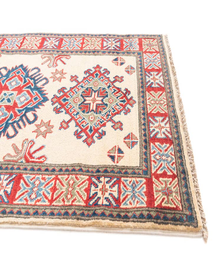 Detail image of 2' 8 x 9' 9 Hand Knotted Kazak Runner Rug