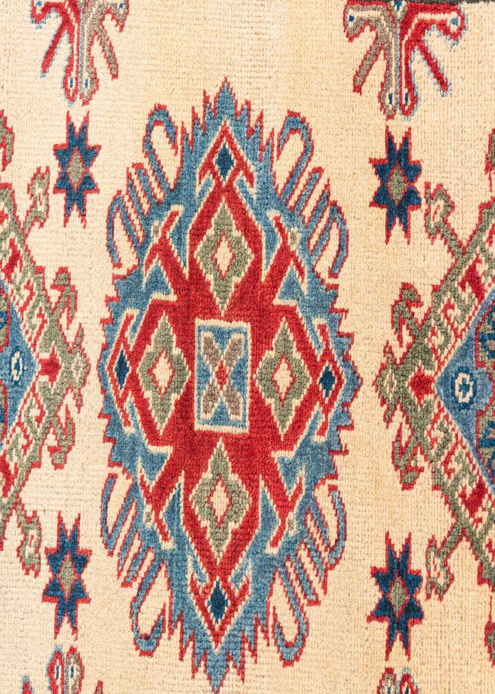 2' 8 x 9' 9 Hand Knotted Kazak Runner Rug