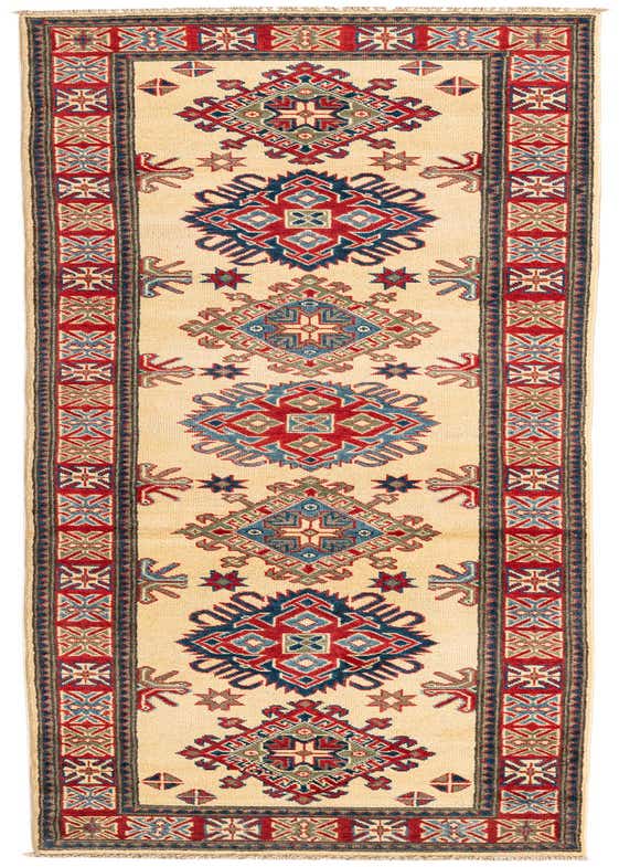 2' 8 x 9' 9 Hand Knotted Kazak Runner Rug