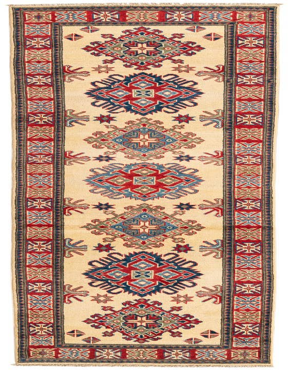Detail image of 2' 8 x 9' 9 Hand Knotted Kazak Runner Rug