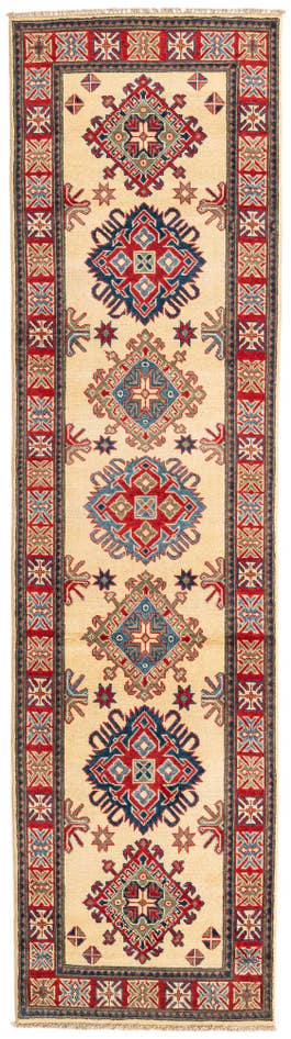 Detail image of 2' 8 x 9' 9 Hand Knotted Kazak Runner Rug