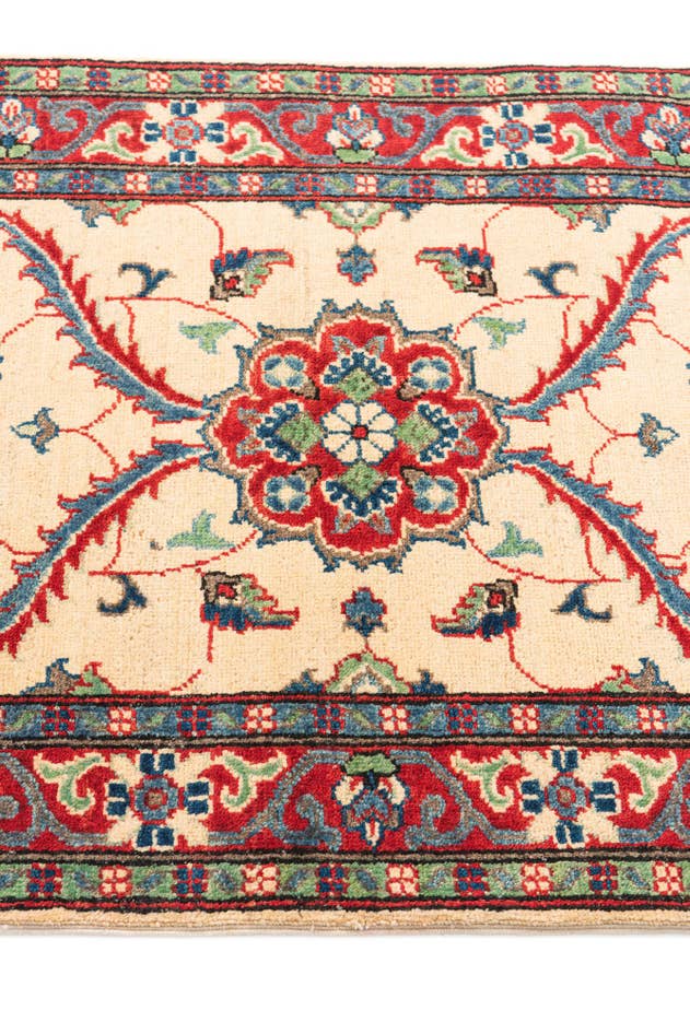 Detail image of 2' 8 x 9' 8 Hand Knotted Kazak Runner Rug